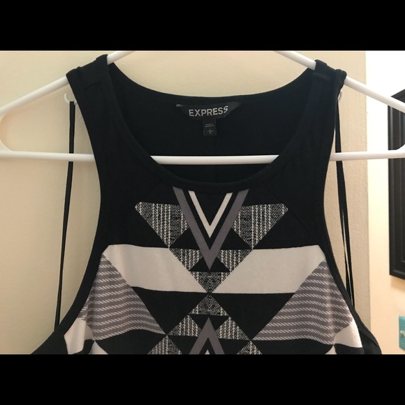 NWOT Express Aztec Racerback Dress - Picture 5 of 5